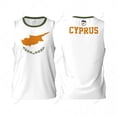 thumbnail image 1 of Cyprus Flag Men Basketball Sports Jersey Running Fitness Multifunction Sleeveless tshirt Exclusive Custom Name Nunber, 1 of 9