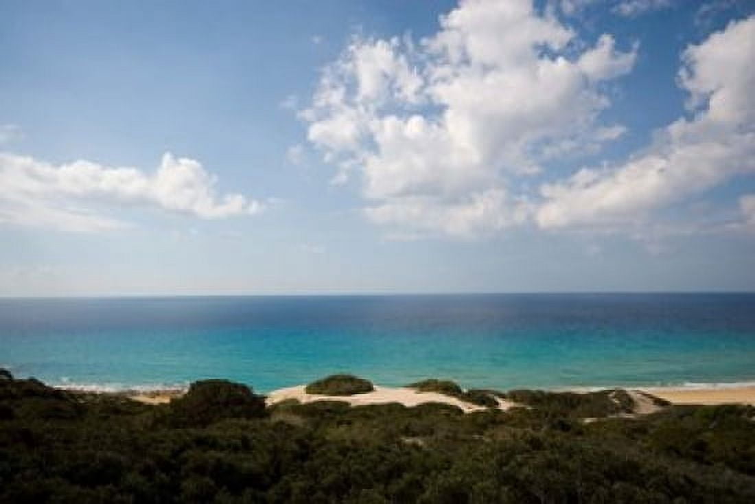 Cyprus Karpas peninsula Golden Beach Canvas Art - Aldo Pavan DanitaDelimont (35 x 24)