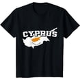 thumbnail image 1 of Cyprus Map and Flag Souvenir Cypriot T-Shirt, 1 of 3