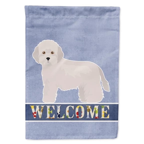 Cyprus Poodle Welcome Flag Canvas House Size