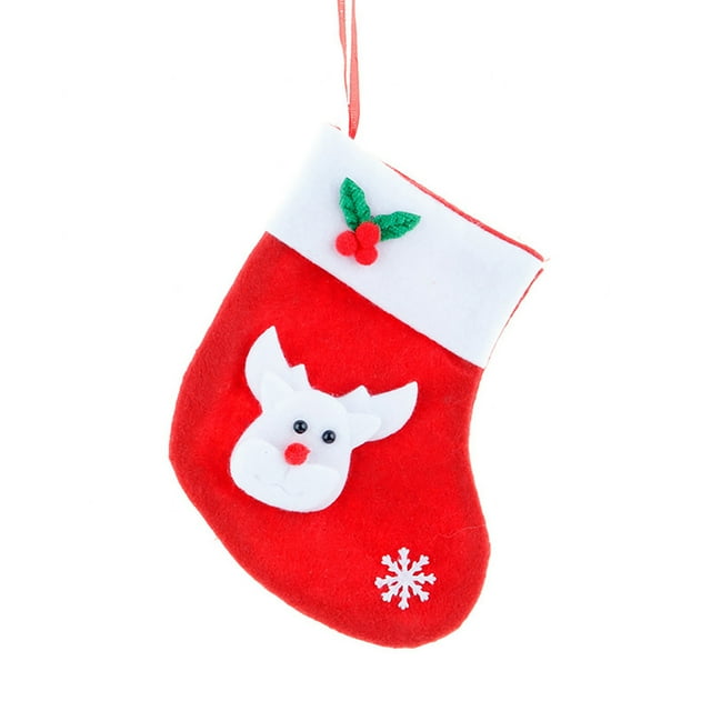 Cyrdddb Fashion Christmas Stockings Gift Bag Christmas Tree Decoration