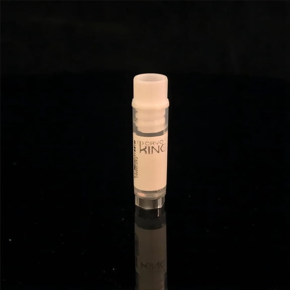 CyroKING 2.0 ml 500 Pcs Polypropylene Cryogenic Vials with Internal Thread, Cryogenic Vials with 2D Barcoded + Side Code, Self-Standing Vials with White Caps