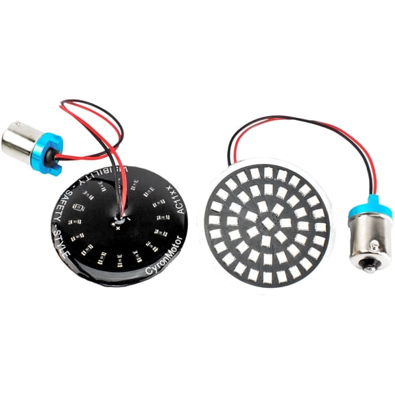 Cyron AC1156AR Wide View LED Turn Signal Inserts - Red, Single Circuit