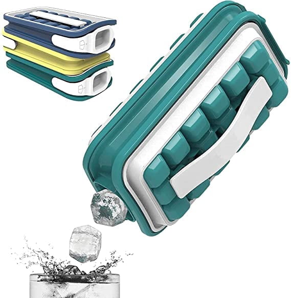 Cyrox Silicone Folding Curling Ice Tray Molds Bar Maker Bag 36 Cells ...