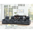 thumbnail image 1 of Cyrus Home Theater Upholstered Console Black, 1 of 3