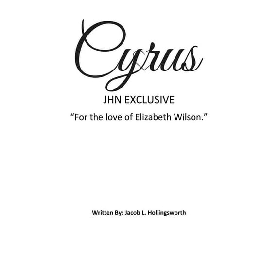 JHN Exclusive: Cyrus, (Paperback)