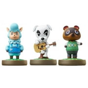 سايروس - ك. - سلسلة معبر Nook Amiibo Animal لـ Nintendo Switch - WiiU ، 3DS -3Pack Bulk Packaging