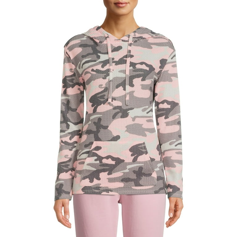 Cyrus Women s Long Sleeve Lightweight Camo Hoodie Walmart