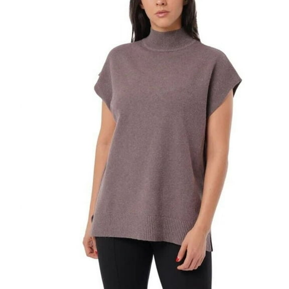 Cyrus Womens Sleeveless Tunic Sweater Coffee M