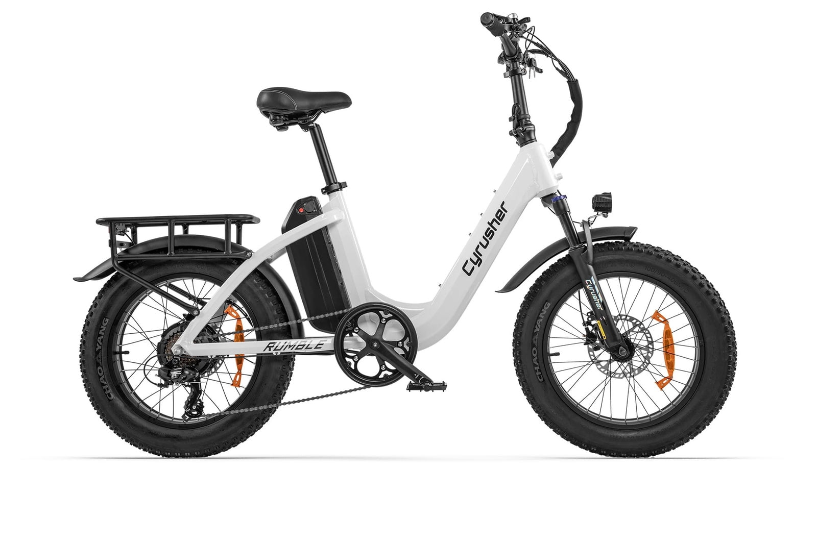 Cyrusher Rumble Electronic Bike for Adult 28",500W E-Bike 48V 18Ah UL2849 22 MPH Max Speed Step-Through Bike for Daily Commute