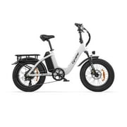 Cyrusher Rumble Electronic Bike for Adult 28,500W E-Bike 48V 18Ah UL2849 22 MPH Max Speed Step-Through Bike for Daily Commute