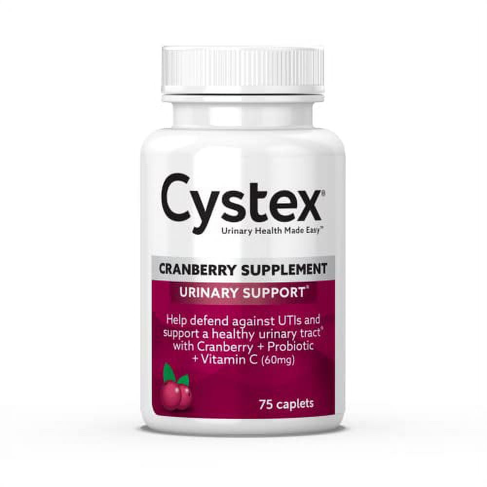 Cystex Cranberry UTI and Bladder Support Capsules, Probiotics and