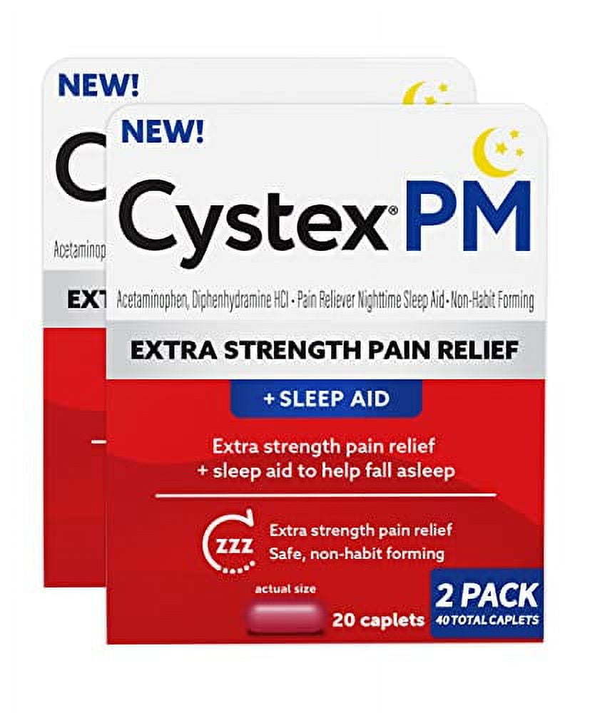 Cystex PM Extra Strength Pain Relief, Maximum Strength Urinary Tract