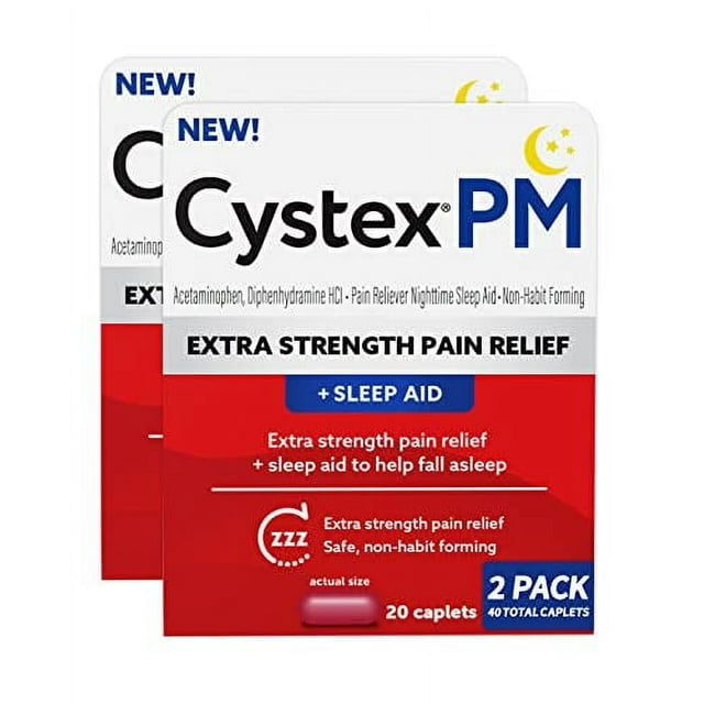 Cystex PM Extra Strength Pain Relief, Maximum Strength Urinary Tract