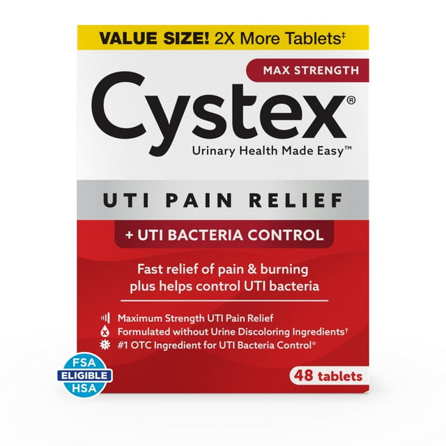 Cystex UTI Pain Relief, Maximum Strength Urinary Tract Infection