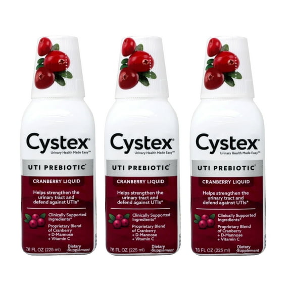 Cystex Urinary Health Maintenance Antioxidant, Cranberry, 7.6oz, 3-pack