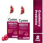 Cystex Cranberry Prebiotic UTI Supplement for Women, 7.6 fl oz (2 Pack)