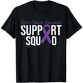 thumbnail image 1 of Cystic Fibrosis Support Squad Cystic Fibrosis Purple Ribbon T-Shirt, 1 of 4