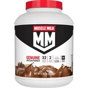 Muscle Milk Genuine Protein Powder, Chocolate, 4.94 Pound Canister