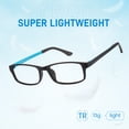 thumbnail image 1 of Cyxus Blue Light Blocking Glasses TR90 Light Computer Glasses Radiation Protection Eyewear （Blue&Black）, 1 of 7