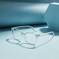 thumbnail image 1 of Cyxus Blue Light Glasses Anti Eyestrain Computer  Gaming Glasses Classic Square Clear Lens Eyeglasses Frame for Women and Men（Crystal）, 1 of 8