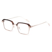 Cyxus Blue Light Glasses for Women Men Browline Frame Computer Glasses UV Blocking Gaming Eyeglasses Brown