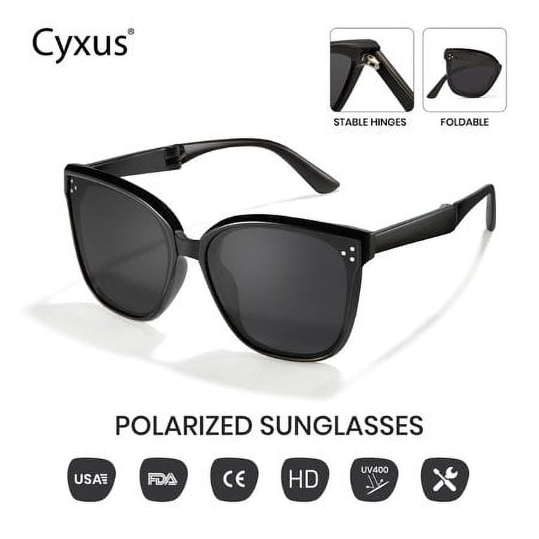 Foldable Polarized Sunglasses TR90 Square Frame UV Protection Lightweight TACLOFT Polarized Sunglasses Men TR90 Square Frame  main image 2