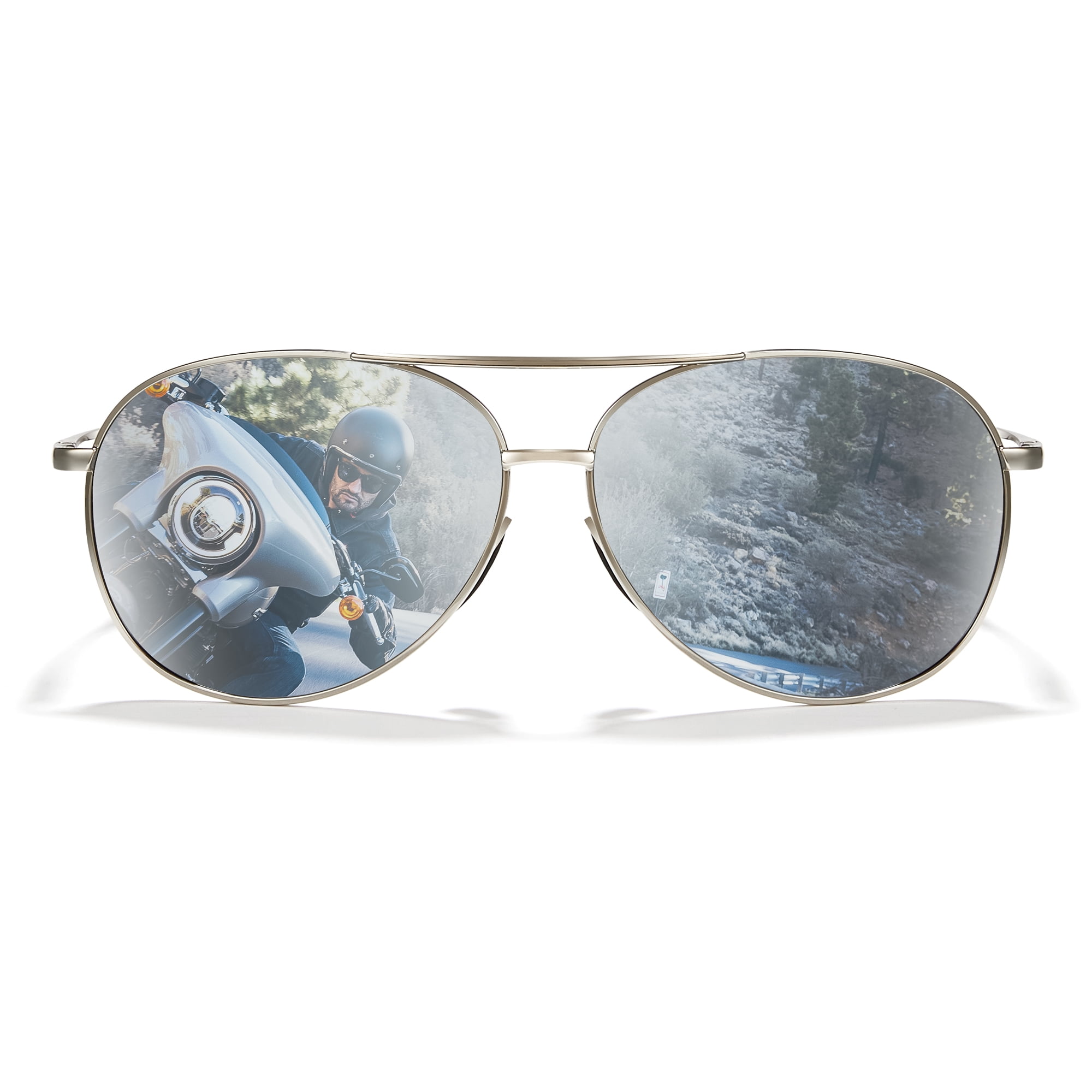 Cyxus Polarized Classic Aviator Sunglasses for Men, Mirrored  display picture 2