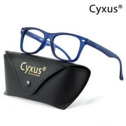 Cyxus Propionic Acid Reading Glasses 2.5 Blue Light Glasses Anti UV Computer Blue Frame