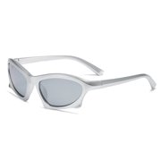 Cyxus Rectangle Sunglasses for Men Women Trendy UV Protection Eyewear