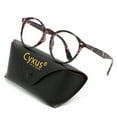 thumbnail image 1 of Cyxus Round Reading Glasses 1.0 Blue Light Glasses Anti UV Spectacle Computer Eyewear, 1 of 7