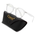 thumbnail image 1 of Cyxus Round Reading Glasses 3.0 Blue Light Glasses Anti UV Spectacle Computer Eyewear, 1 of 8