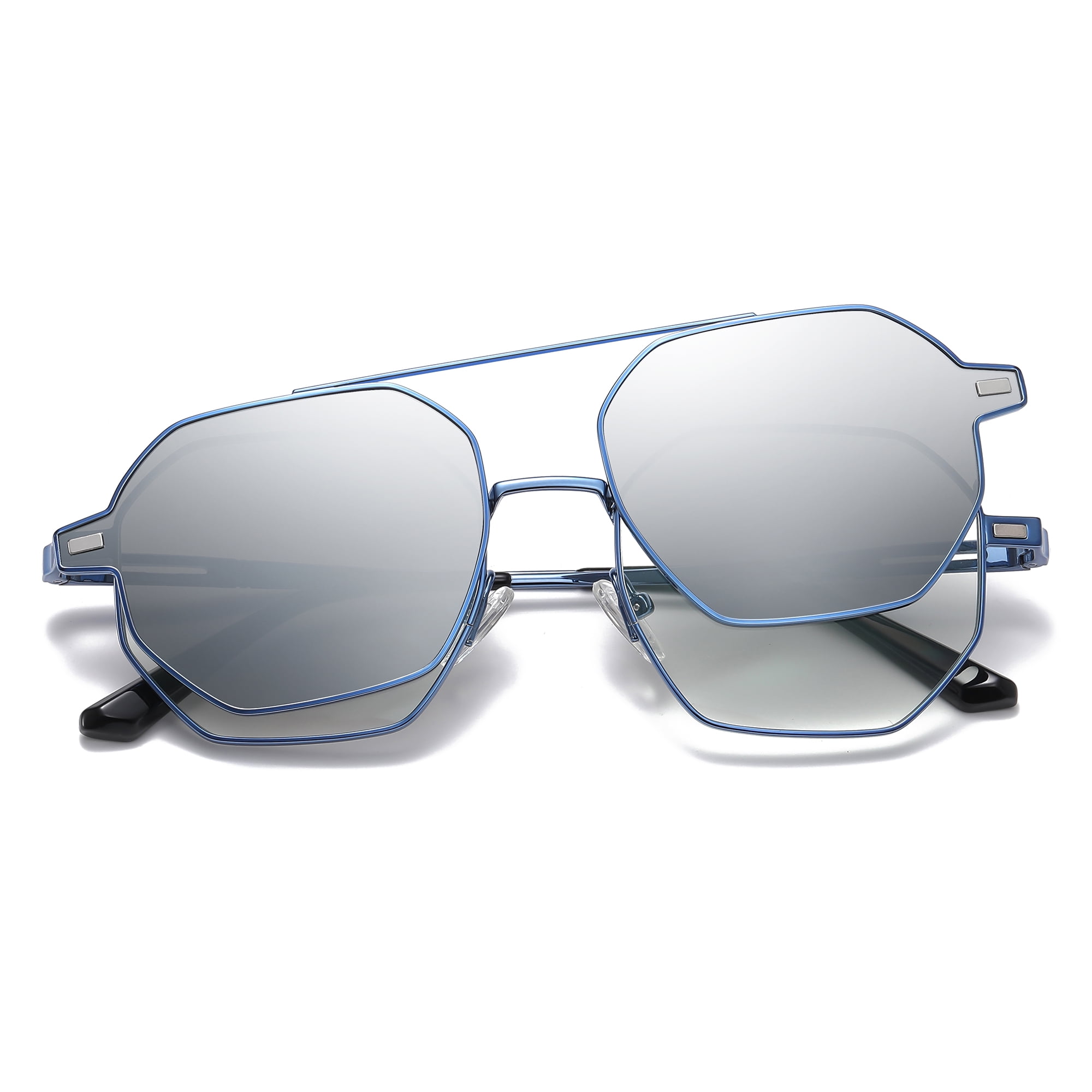 Cyxus Square Polarized Sunglasses for Men and Women Polygon