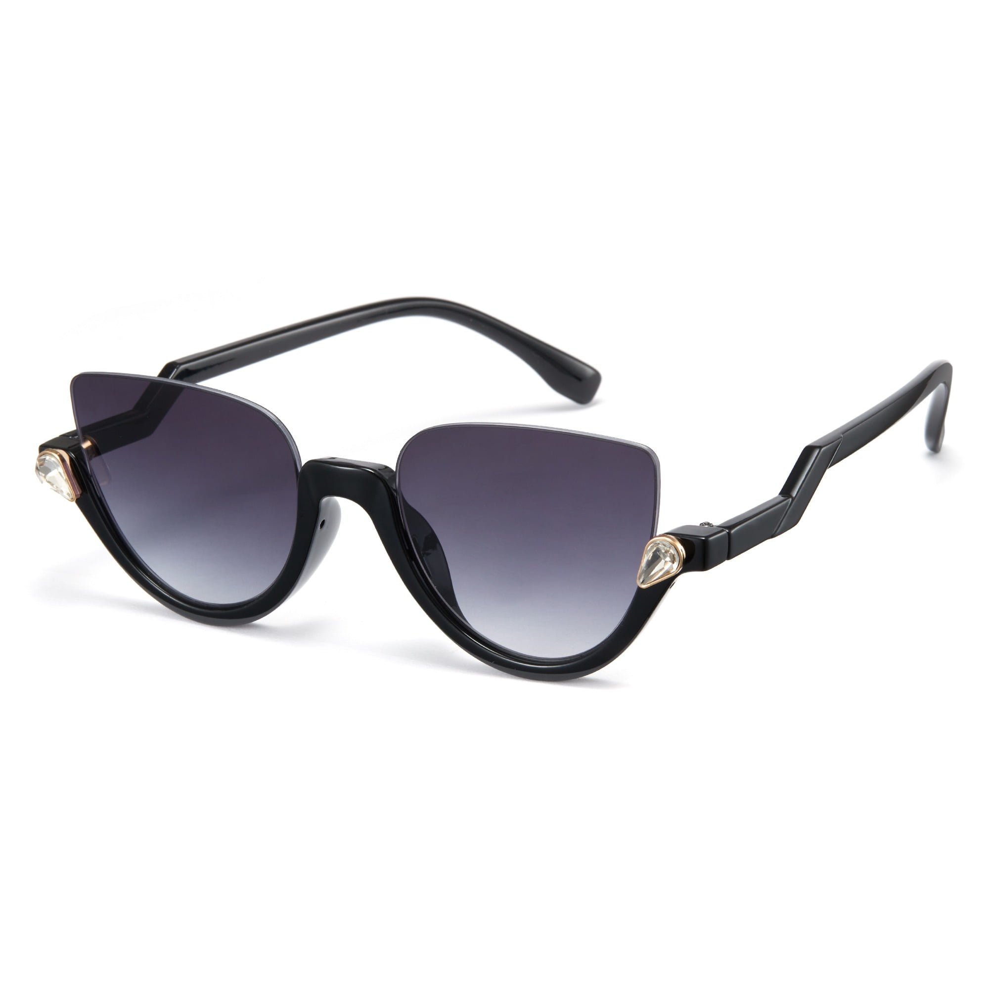 Women\'s Black Cat-Eye Sunglasses - UV Protection Buy Women main image 4