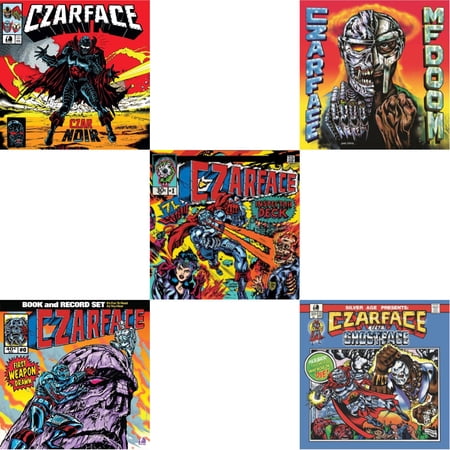 First Weapon Drawn (Sky Blue LP Vinyl) & Czar Noir (Red/White LP Vinyl) & Czarface Meets Metal Face & Czarface Meets Ghostface & Czarface