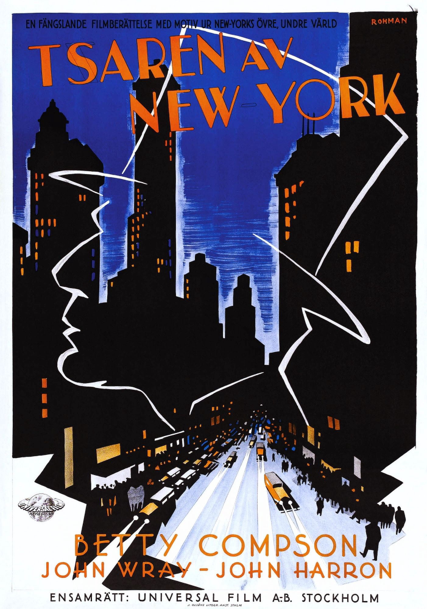 Czar Of Broadway Canvas Art - (11 x 17)