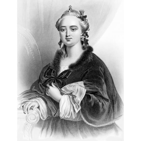 Czarina Catherine Ii History Poster Print