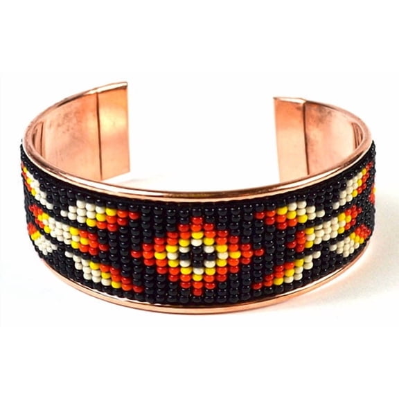 Czech Beaded Copper bracelet | Trending Now