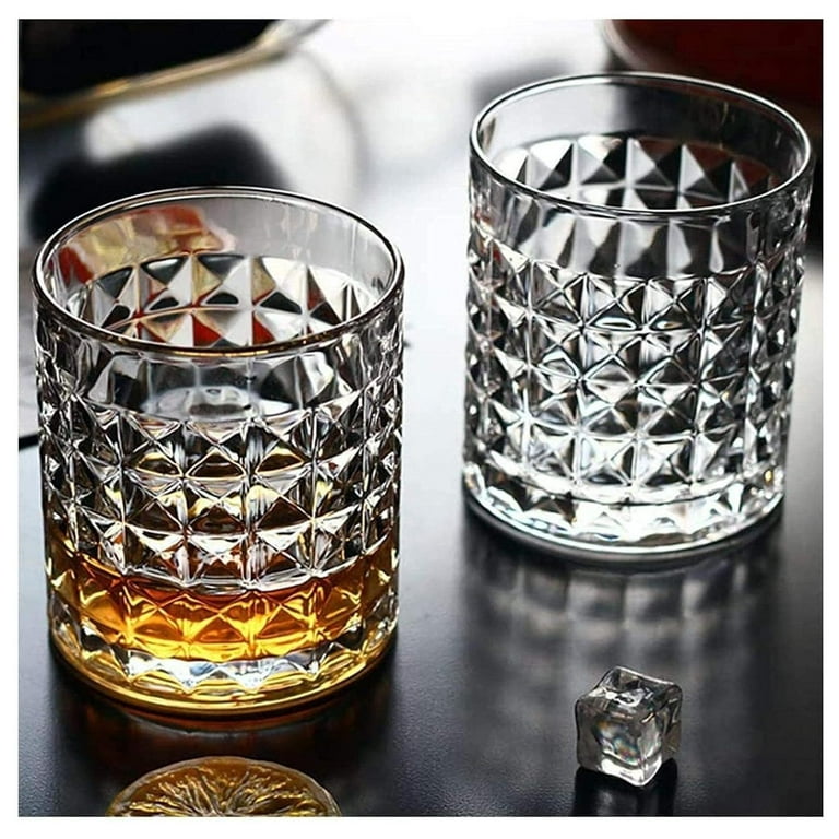 Bohemia Glass 12個セット Czech Bohemian Crystal Glass Set of 6 Whiskey Glasses 8oz