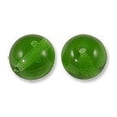 thumbnail image 1 of Czech Pressed Glass Round Beads 4mm Emerald (Package of 10), 1 of 1