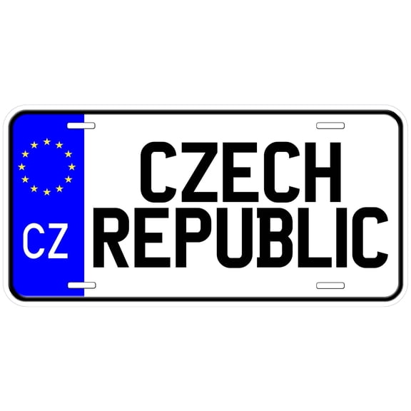 Czech Republic CZ Novelty Car License Plate