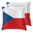 thumbnail image 1 of Czech Republic Couch Square Decorative Throw Pillow Covers Set of 2 for Sofa Bed Cushion Covers Home Decor 22"x22", 1 of 7