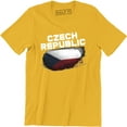 thumbnail image 1 of Czech Republic Country Crest Flag Colors Nationality Ethnic Pride -Men's Tee Shirt, 1 of 4