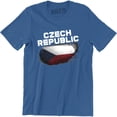 thumbnail image 1 of Czech Republic Country Crest Flag Colors Nationality Ethnic Pride -Men's Tee Shirt, 1 of 4