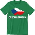 thumbnail image 1 of Czech Republic Country Crest Flag Colors Nationality Ethnic Pride -Men's Tee, 1 of 4