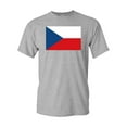 thumbnail image 1 of Czech Republic Country Flag Adult DT T-Shirt Tee, 1 of 2
