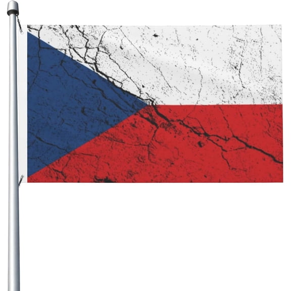 Czech Republic Flag 3x5 Ft Outdoor Home House Flag Outdoor Interior Decoration