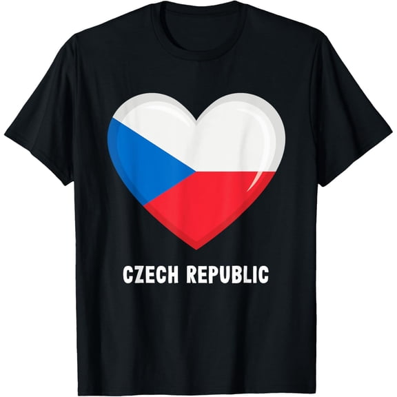 Czech Republic Flag Jersey | Czech T-ShirtMen and women, Black T-shirt, size: Extra large S-4XL