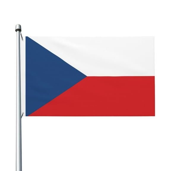 Czech Republic Flags 3 X 5 Foot Printed Bright And Vivid Colors Flag With Two Grommets