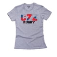 thumbnail image 1 of Czech Republic Rugby - Olympic Games - Rio - Flag Women's Cotton Grey T-Shirt, 1 of 2